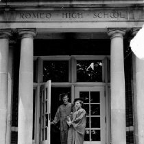 Seniors William Linneburg III and Vivian Tisch Leave Romeo High School